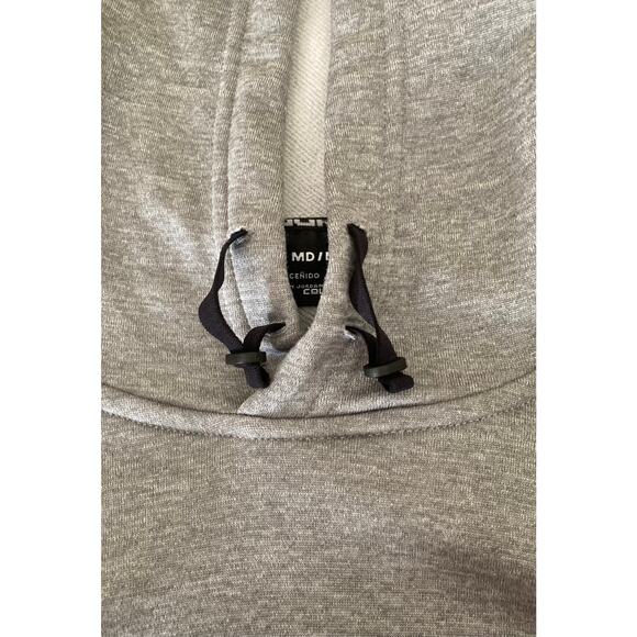 Under Armour Fitted Coldgear hoodie grey Sweatshirt, women's size medium - Picture 7 of 7